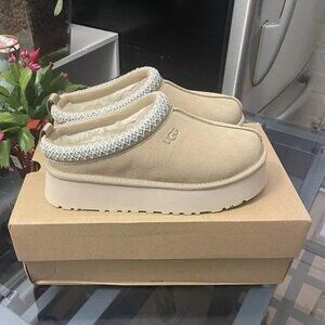 UGG Tazz Mustard Seed Platform Slippers